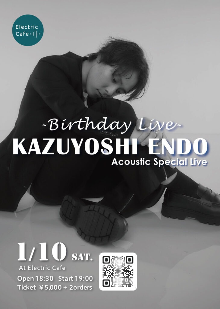 ENDO 2026 01 - KAZUYOSHI ENDO Acoustic Special Live-Birthday Live-2026.1.10(Sat) - 9